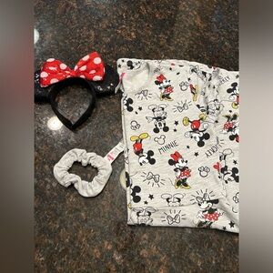 MINNIE MOUSE dress with scrunchie and headband